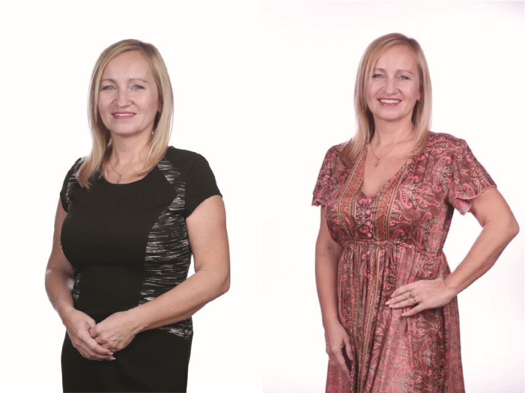 Styling před focením - před a po